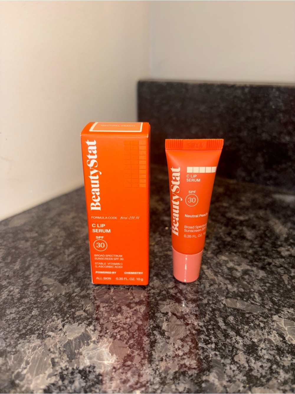 BeautyStat Vitamin C Lip Serum, SPF 30 Neutral Peach